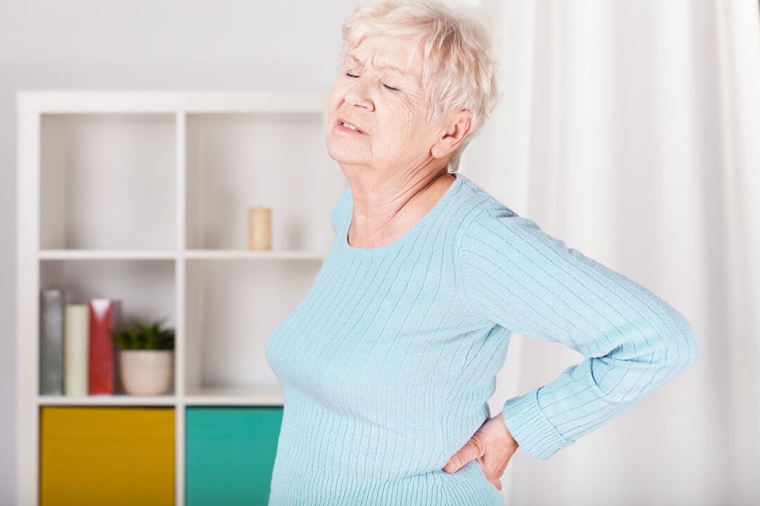 low back pain in women can be the cause of osteochondrosis