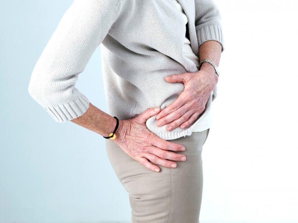 Hip pain can be caused by damage to surrounding elements